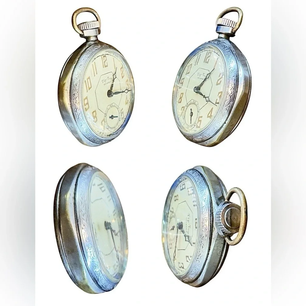 Antique 1925 Tip-Top Mechanical Pocket Watch